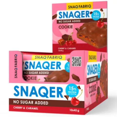 Печенье Snaq Fabriq Вишня/карамель глазир. 45г
