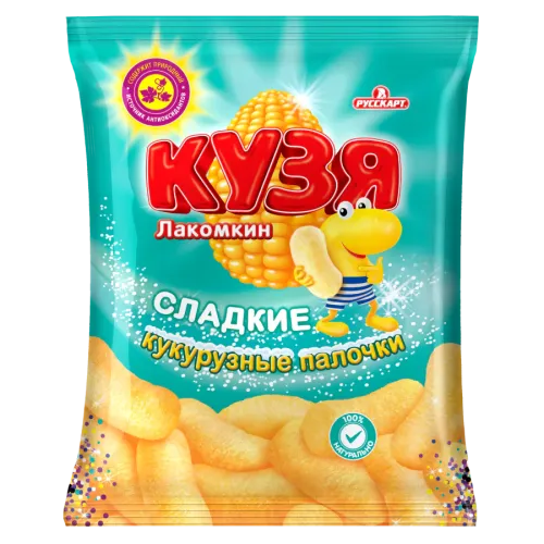 Кукурузные палочки Кузя Лакомкин 38 г