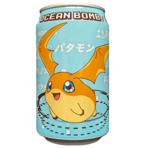 Лимонад Ocean Bomb Digimon с лимонным вкусом Patamon 0,33л