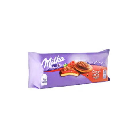 Печенье Milka Jaffa Raspberry с малиновой начинкой и мол. шоколадом 147г