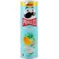 Чипсы картофельные со вкусом сливочного сыра и зелени Pringles тубус 165г уменьш.