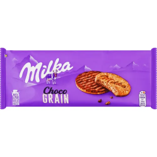 Печенье Milka Choco Grain с овсяными хлопьями и молочным шоколадом 126г