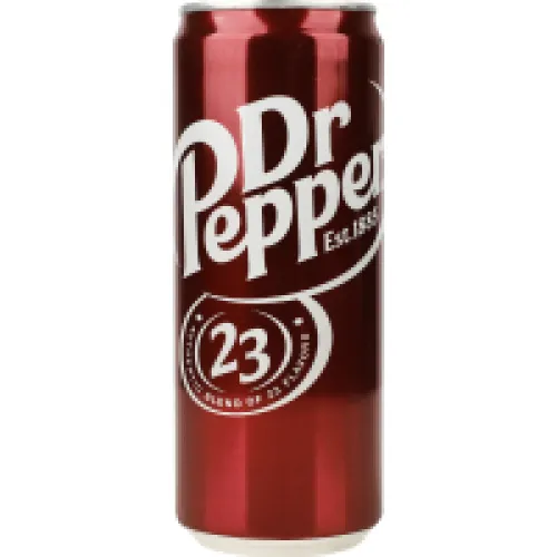 Напиток безалкогольный газированный с кофеином Dr Pepper ж/б 330мл