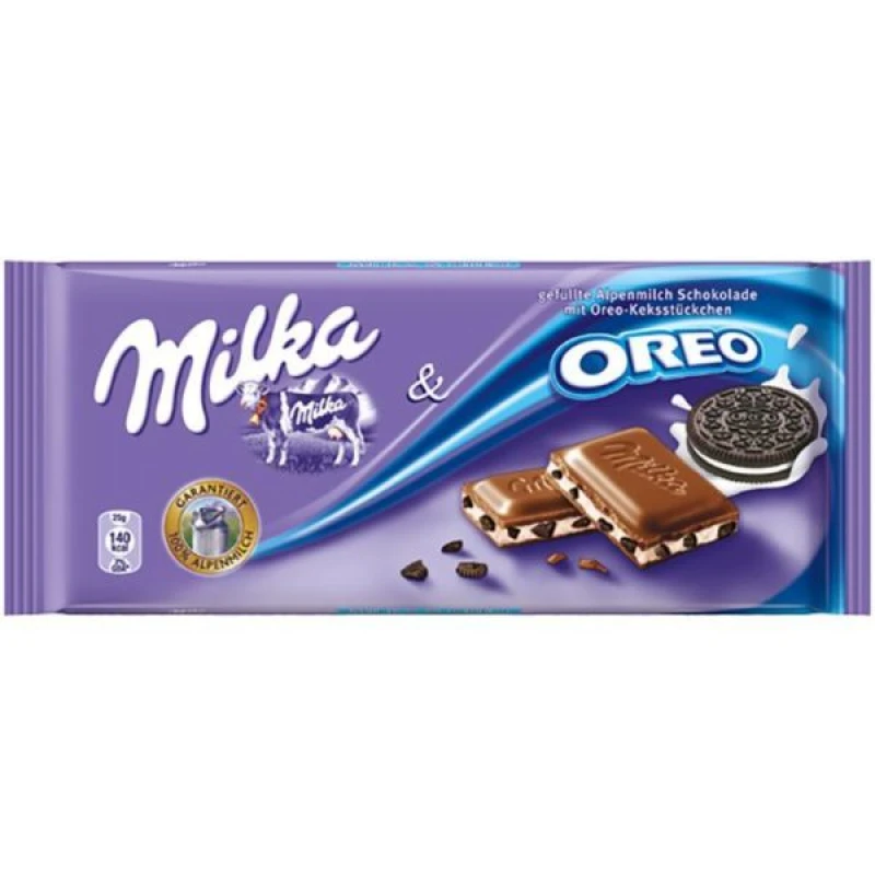 Шоколад молочный Milka Oreo 100 г