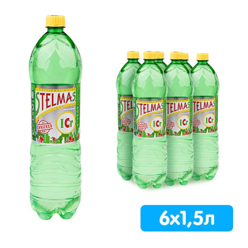 Вода СТЭЛМАС питьевая негазированная 1,5 л ПЭТ