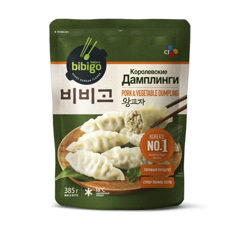 Дамплинги Бибиго королевские для жарки