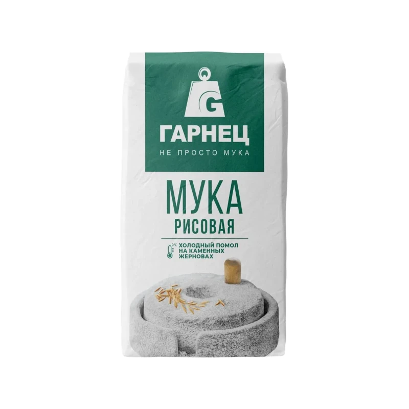 Мука Гарнец рисовая 500 г — купить в Гастроном Центральный