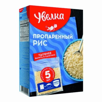 Крупа Увелка длизерн обраб паром 5*80 г