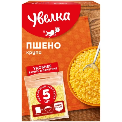 Крупа Увелка пшено 5*80 г