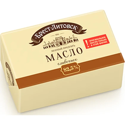 Масло сливочное Брест-Литовское 82,5%
