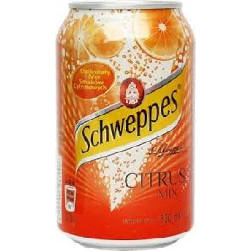 Напиток Schweppes Цитрус микс, 0.33 л (ж/б)