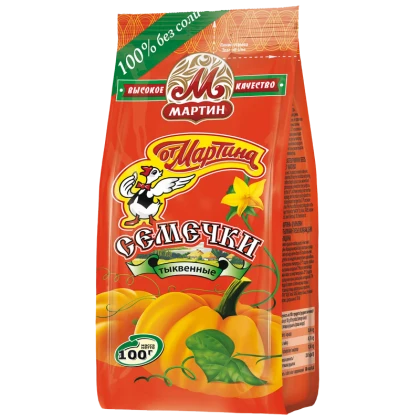Семечки От Мартина отборные тыквенные без соли