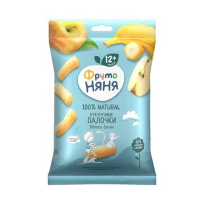 Палочки кукурузные ФрутоНяня яблоко-банан