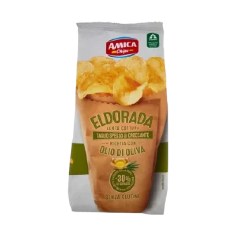 Чипсы с оливковым маслом обезжиренные (-30%) ELDORADA, AMICA CHIPS, 130 г