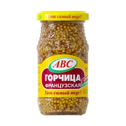Горчица АВС Французская ст/б