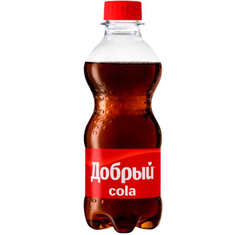 Напиток сильногазированный Добрый Кола, 0,3 л, ПЭТ