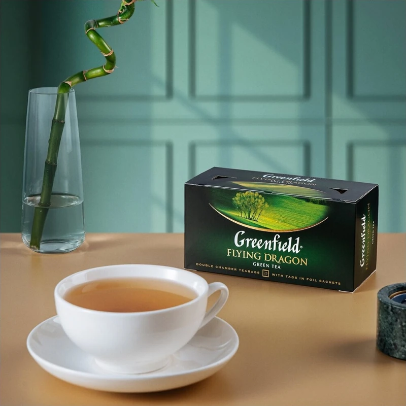 Чай Greenfield Flying Dragon зеленый, 25 пакетиков