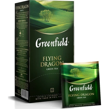 Чай Greenfield Flying Dragon зеленый, 25 пакетиков