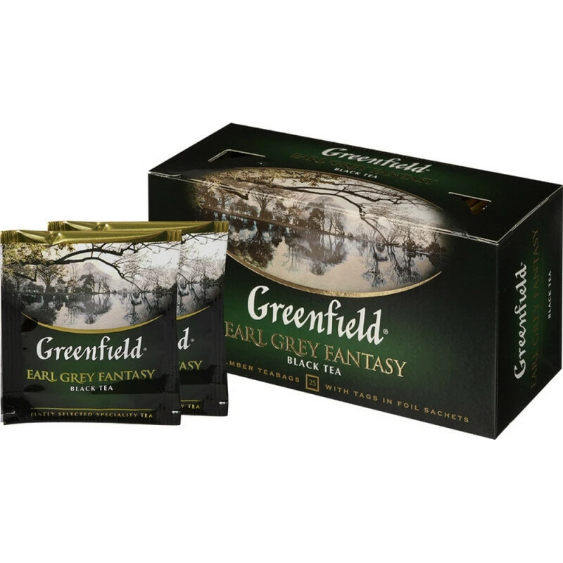 Чай Greenfield Earl Grey Fantasy, 25 пакетиков