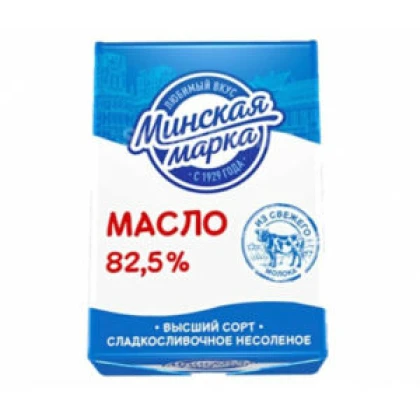 Масло сливочное "Минская марка" 82,5%