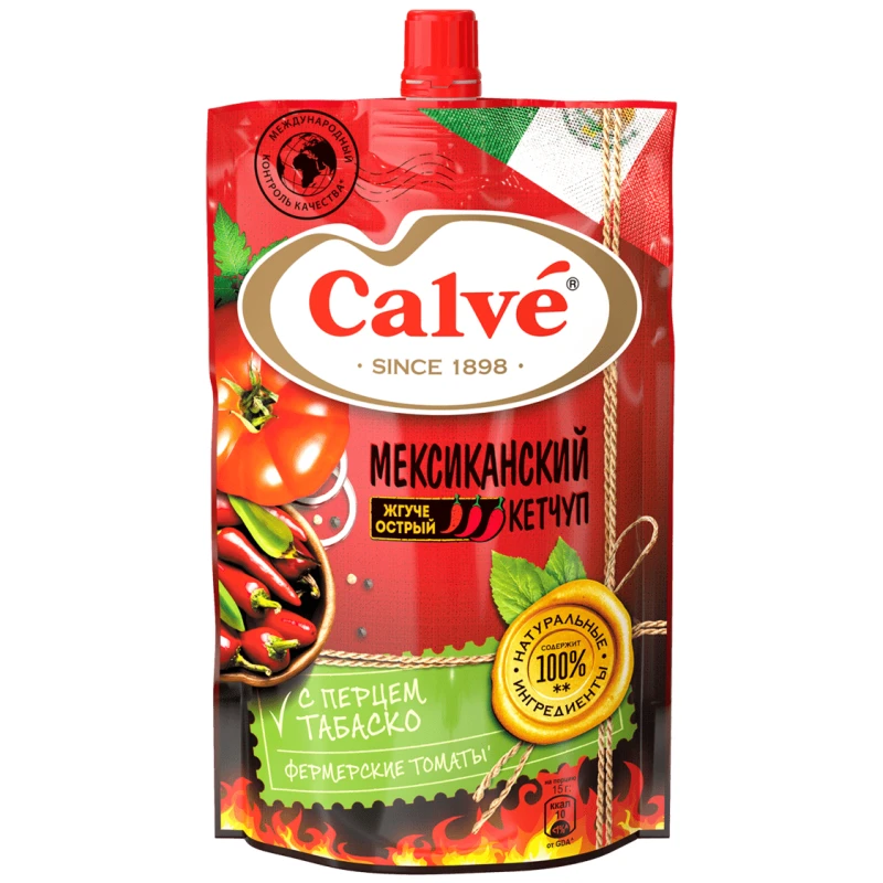 Кетчуп Calve Мексиканский 350 г