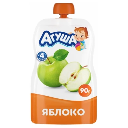 Пюре Агуша Pouch-pack яблоко (с 4 мес)