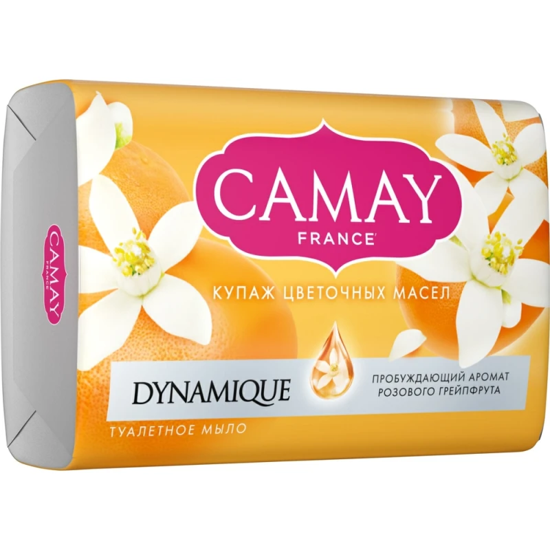 Мыло туалетное Camay Динамик (Розовый грейпфрут), 85 г