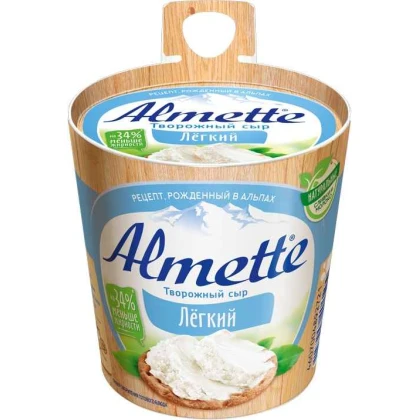 БЗМЖ Сыр творожный Хохланд Almette Легкий