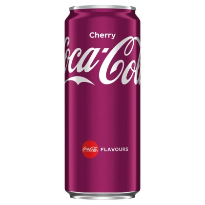 COCA-COLA CHERRY, Германия, газ со вкусом вишни, ж/б