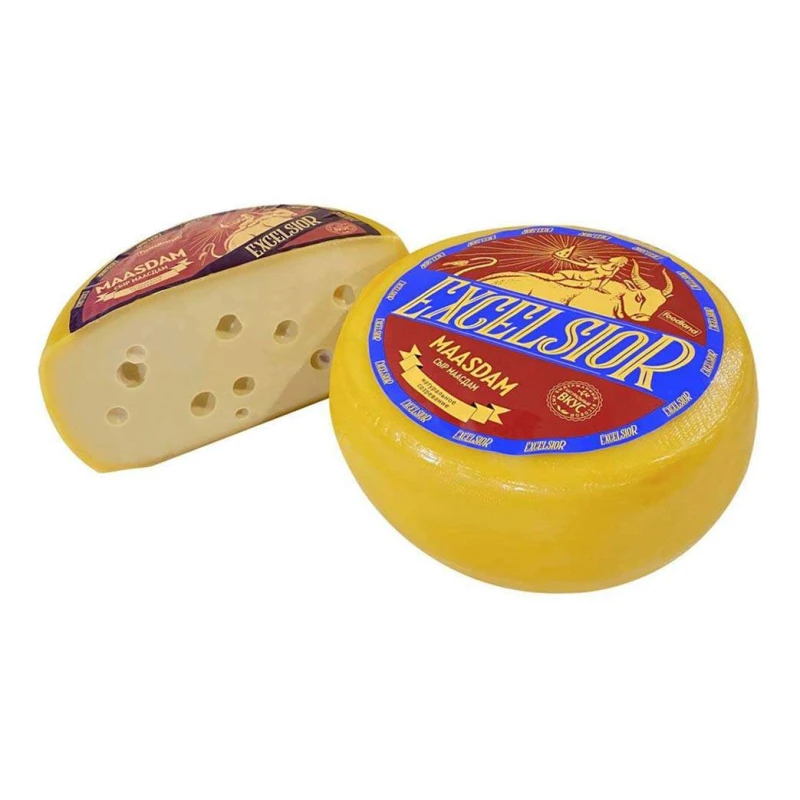 Сыр Maasdam 45% ТМ Excelsior, ½ круга, 4 кг