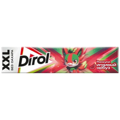 Жевательная резинка без сахара Dirol XXL Арбузная свежесть