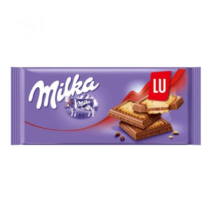 Шоколад Milka Lu печенье молочный
