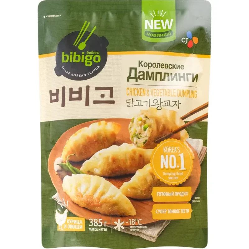 Дамплинги замороженные Бибиго курица з/м м/у 385г