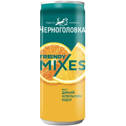 Напиток сильногазированный безалкогольный Черноголовка Дикий апельсин-Юдзу, 0,33 л