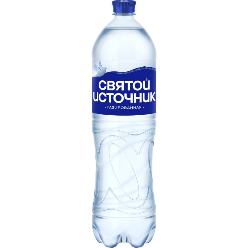 Вода минеральная питьевая газированная Святой Источник 1,5 л