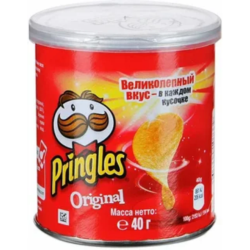 Чипсы Pringles оригинальные 40 г