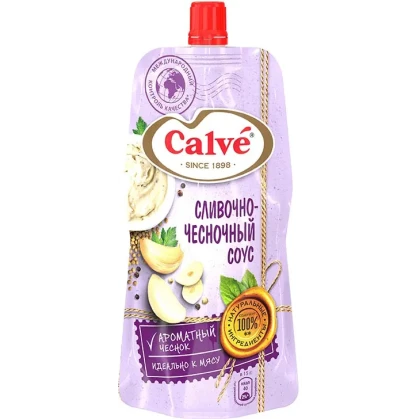 Соус Сливочно-чесночный Calve