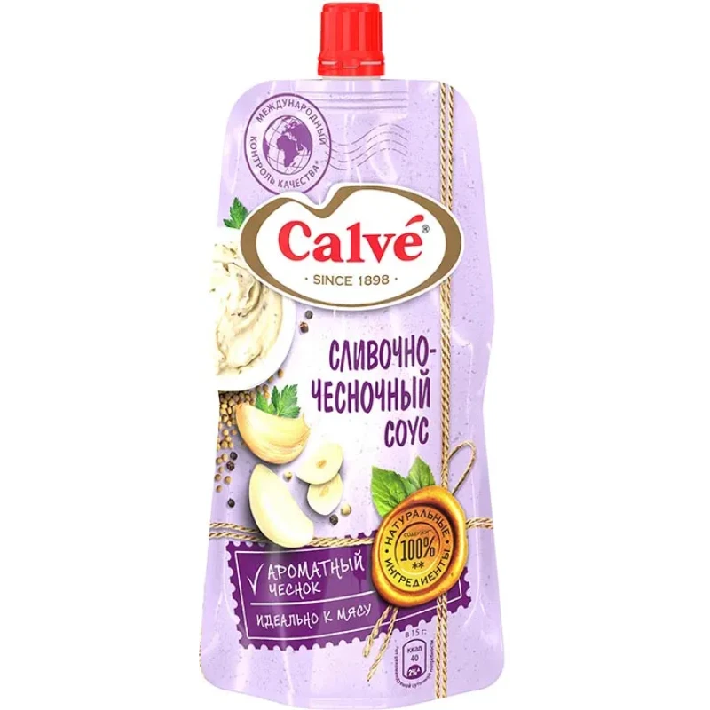 Соус Сливочно-чесночный Calve 230 г