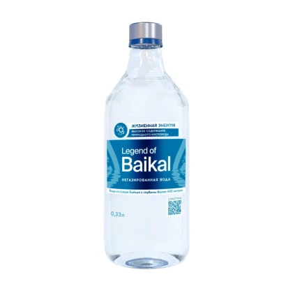 Вода Legend of Baikal негазированная стекло 0,33 л