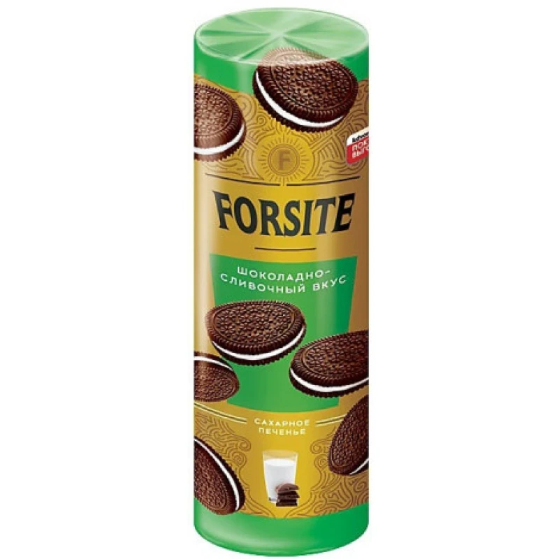 Печенье сахарное FORSITE Сэндвич с шоколадно-сливочным вкусом 220 г