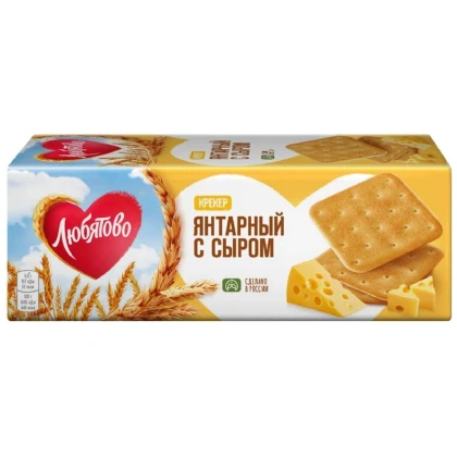 Крекер Любятово Янтарный с сыром