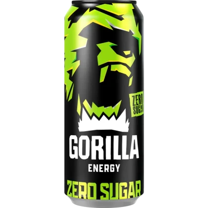 Напиток безалкогольный энергетический Gorilla Sugar Free, 0,45 л