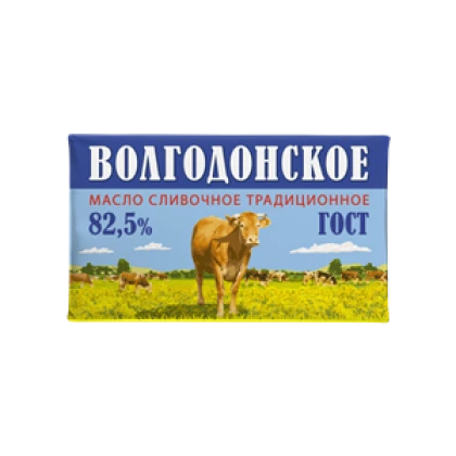 БЗМЖ Масло Белый Медведь Волгодонское 82,5% ГОСТ Фольга