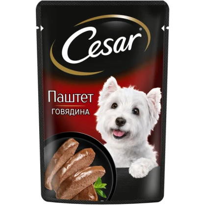 Корм для собак Cesar паштет говядина