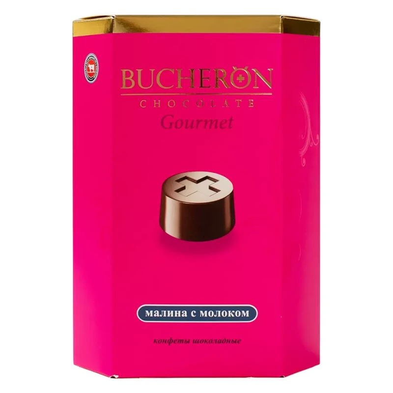 Шоколадные конфеты BUCHERÖN GOURMET малина с молоком
