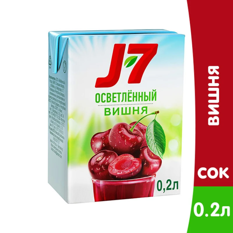 Нектар J7 вишня 0,2 л