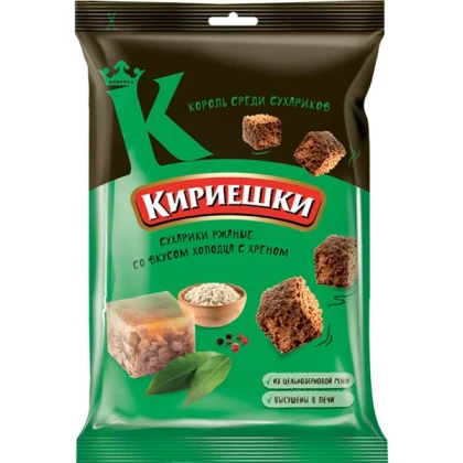 Сухарики Кириешки Холодец-Хрен