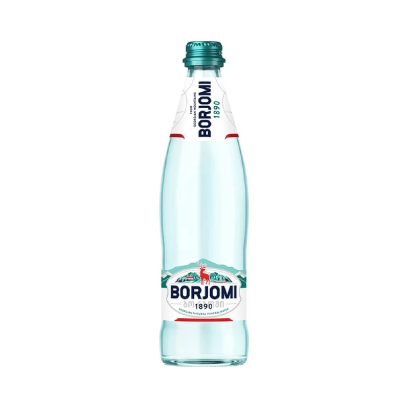 Вода минеральная Боржоми сильногазированная 0.5 л