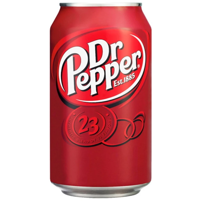 Напиток газированный Dr Pepper сильногазированный, 0.33 л, ж/б, США