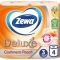 Бумага туалетная Zewa Deluxe 3 слоя 4 рулона персик